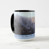 冬の賛美妖精の粉で マグカップ (正面左)