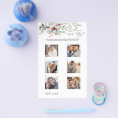 冬の赤い果実は、彼らがゲームしていた緑 チラシ (シングル)