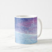 冬の赤い鹿 コーヒーマグカップ (正面右)