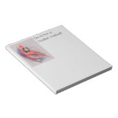 冬の赤い（鳥）ショウジョウコウカンチョウ ノートパッド (アングル)