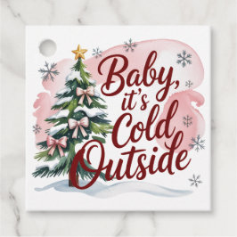 冬の赤ちゃんお披露目会の御礼 Baby, It's Cold Outside フェイバータグ