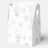 冬の赤ちゃんシャワーありがとう フェイバーボックス (オープン)