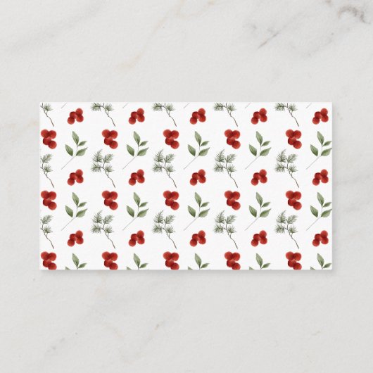 冬の赤ちゃんシャワーどのように大きいママの腹のゲーム エンクロージャーカード (裏面)