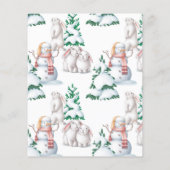 冬の赤ちゃんシャワーはベビー食品のカムを推測 (裏面)