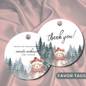 冬の赤ちゃんシャワーを待つことができる フェイバータグ