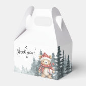 冬の赤ちゃんシャワーを待つことができる フェイバーボックス (裏面サイド)