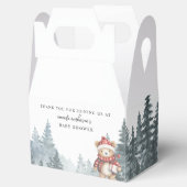 冬の赤ちゃんシャワーを待つことができる フェイバーボックス (オープン)