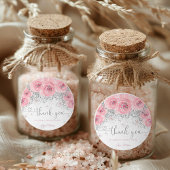 冬の赤ちゃんシャワーステッカー ラウンドシール