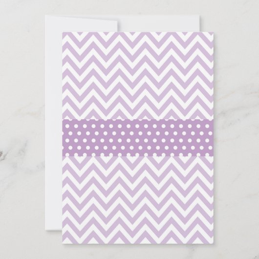 冬の赤ちゃんシャワーパープルスノーフレークチョークボード 招待状 (裏面)