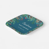 冬の赤ちゃんシャワーブルー ペーパープレート (傾斜あり)