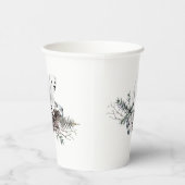 冬の赤ちゃんシャワーホッキョクグマ 紙コップ (右)