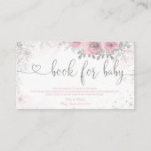 冬の赤ちゃんシャワー外の寒さ エンクロージャーカード (正面)