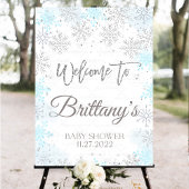 冬の赤ちゃんシャワー外は寒い スタンダードランチョンナプキン