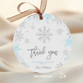 冬の赤ちゃんシャワー外は寒い フェイバータグ