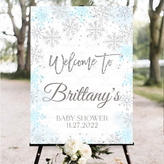 冬の赤ちゃんシャワー外は寒い フェイバータグ