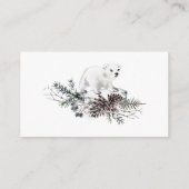 冬の赤ちゃんシャワー推測キャンディーズのエンクロシュル エンクロージャーカード (裏面)