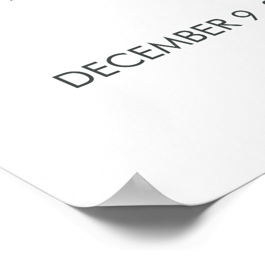 冬の赤ちゃんシャワー歓迎サイン |ベビー寒い ポスター (角)