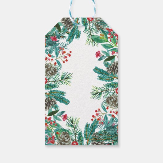 冬の赤ちゃんシャワー ギフトタグ (裏面)