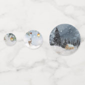 冬の赤ちゃんシャワー コンフェッティ (裏面)