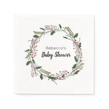 冬の赤ちゃんシャワー