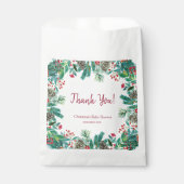 冬の赤ちゃんシャワー フェイバーバッグ (正面)