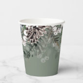 冬の赤ちゃんシャワー 紙コップ (裏面)