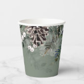 冬の赤ちゃんシャワー 紙コップ (正面)