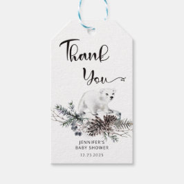冬の赤ちゃん感謝していシャワーあなた ギフトタグ