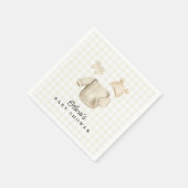 冬の赤ちゃん服男女兼用赤ちゃんシャワー スタンダードカクテルナプキン (角)