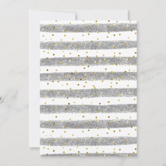 冬の赤ちゃん男女兼用シャワー外の寒さ 招待状 (裏面)