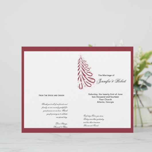 冬の赤と白結婚式 (スタンド正面)