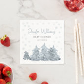 冬の赤男女兼用ちゃんシャワー紙ナプキン スタンダードカクテルナプキン (インサイチュ)