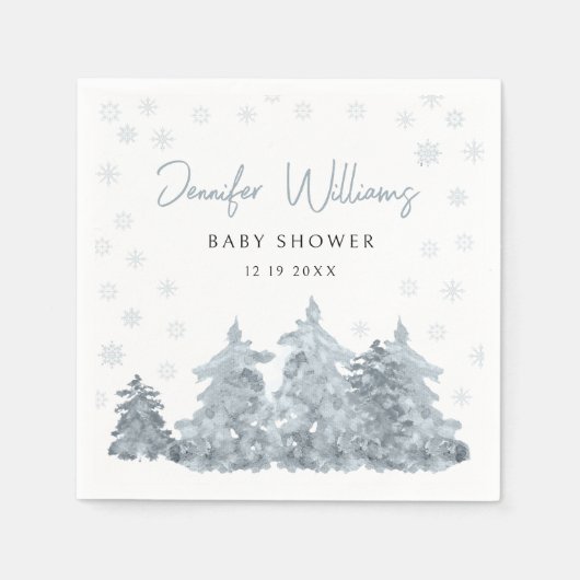 冬の赤男女兼用ちゃんシャワー紙ナプキン スタンダードカクテルナプキン (正面)