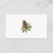 冬の赤素朴ちゃんシャワーおむつラッフルカード エンクロージャーカード (裏面)