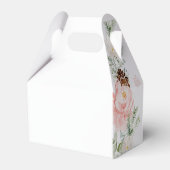 冬の赤面ピンクの最初の誕生日の鹿 フェイバーボックス (裏面サイド)