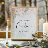 冬の赤面ピンクキャンディーズの数を推測するポスター ポスター