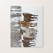 冬の走の景色 ジグソーパズル (縦)