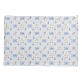 冬の走雪だるま- Christmas Tree 枕カバー (裏面)