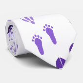 冬の足跡 ネクタイ (ロール)