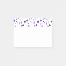 冬の足跡 ポストイット