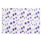 冬の足跡 枕カバー (裏面)