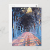 冬の路地 ポストカード (正面/裏面)