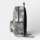 冬の軍用迷彩パターン プリントバックパック (右)