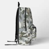 冬の軍用迷彩パターン プリントバックパック (左)