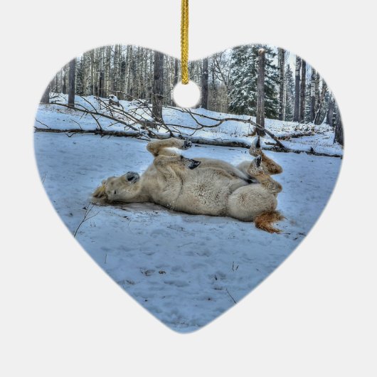 冬の転が雪の白馬 セラミックオーナメント (裏面)