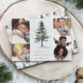 冬の輝き |写真コラージュカード シーズンカード