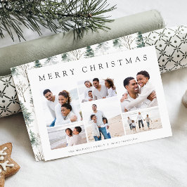 冬の輝き |写真コラージュカード シーズンカード