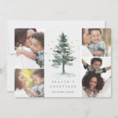 冬の輝き |写真コラージュカード シーズンカード (正面)