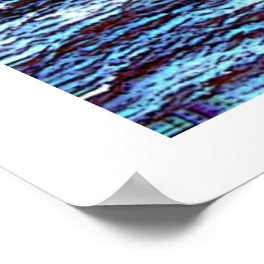 冬の輝く芸術 ポスター (角)