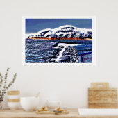 冬の輝く芸術 ポスター (キッチン)